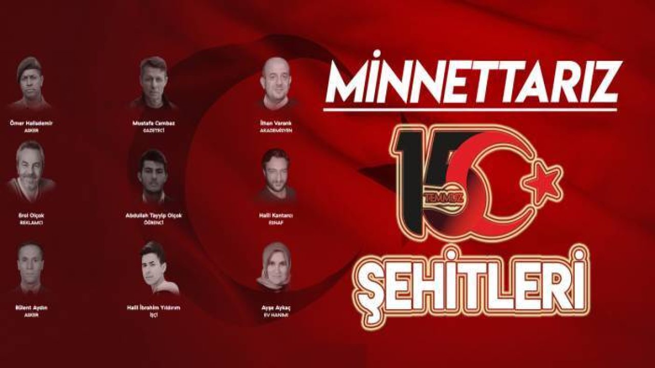 15 Temmuz şehitleri