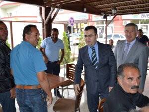 Kulu Kaymakamı vatandaşlarla sohbet etti