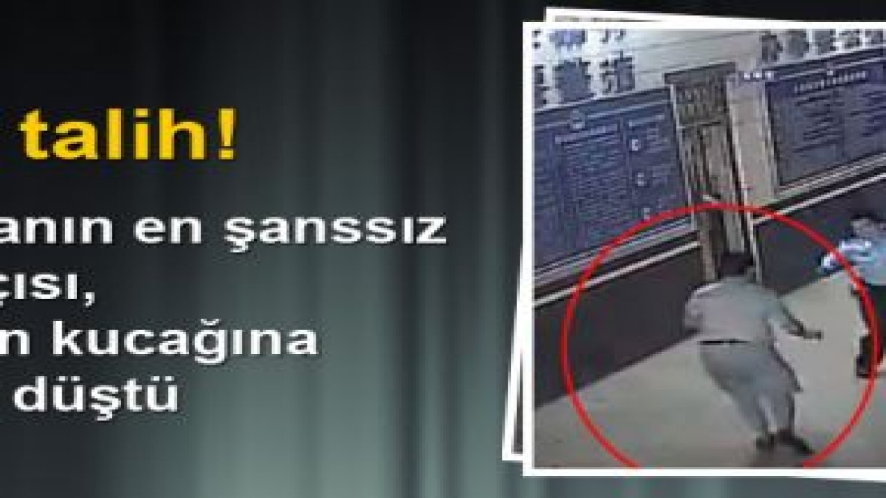 Dünyanın en şanssız gaspçısı