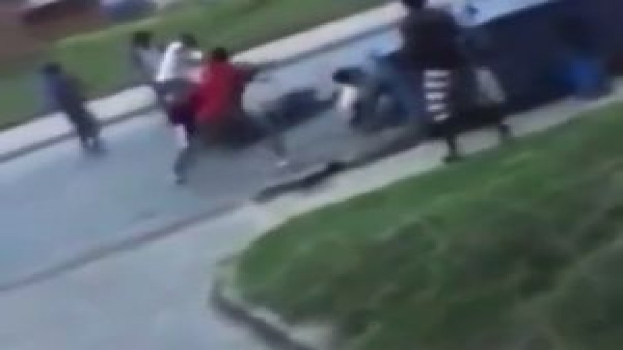 Amerika'da Sokak Ortasında Kavga