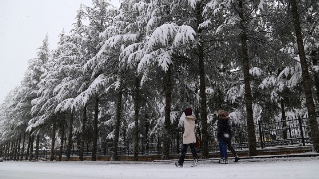 Hadim'den kar manzaları