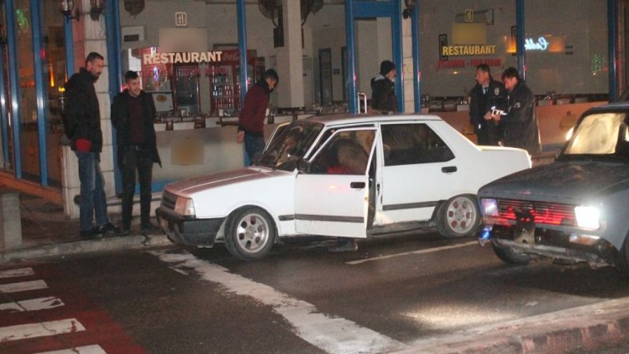 ‘Dur’ ihtarına uymayan otomobile ateş edilerek durduruldu