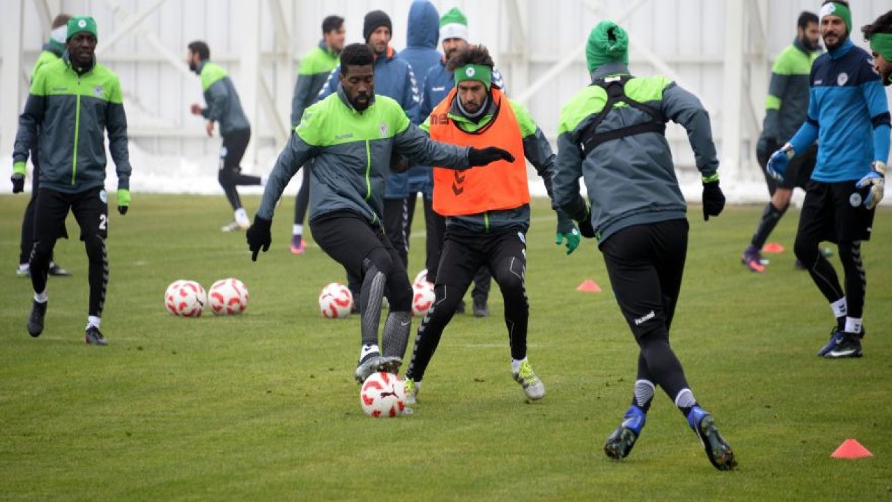 Atiker Konyaspor günü tek antrenmanla tamamladı