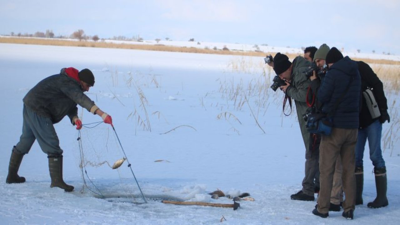 Donan Beyşehir Gölü kıyılarına fotoğraf tutkunları akın etti