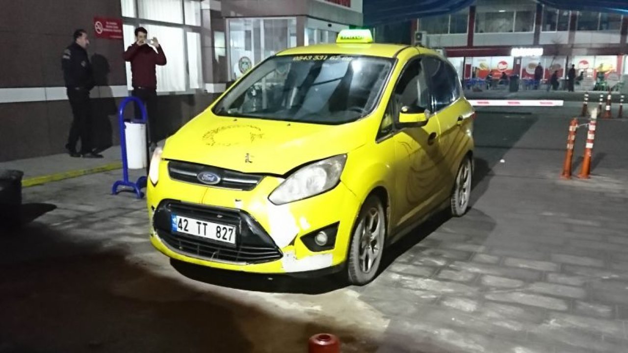 Taksi şoförü kendisini bıçaklayan şahsı cep telefonuyla çekti