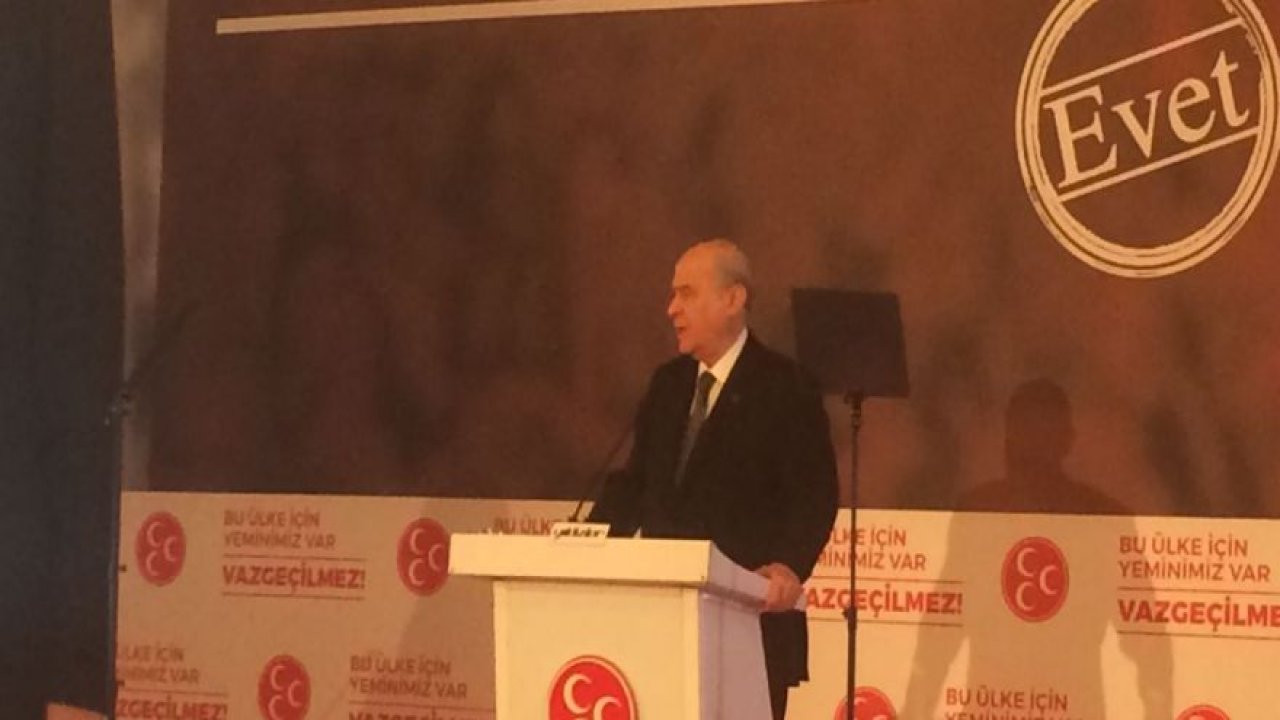 Devlet Bahçeli Konya'da