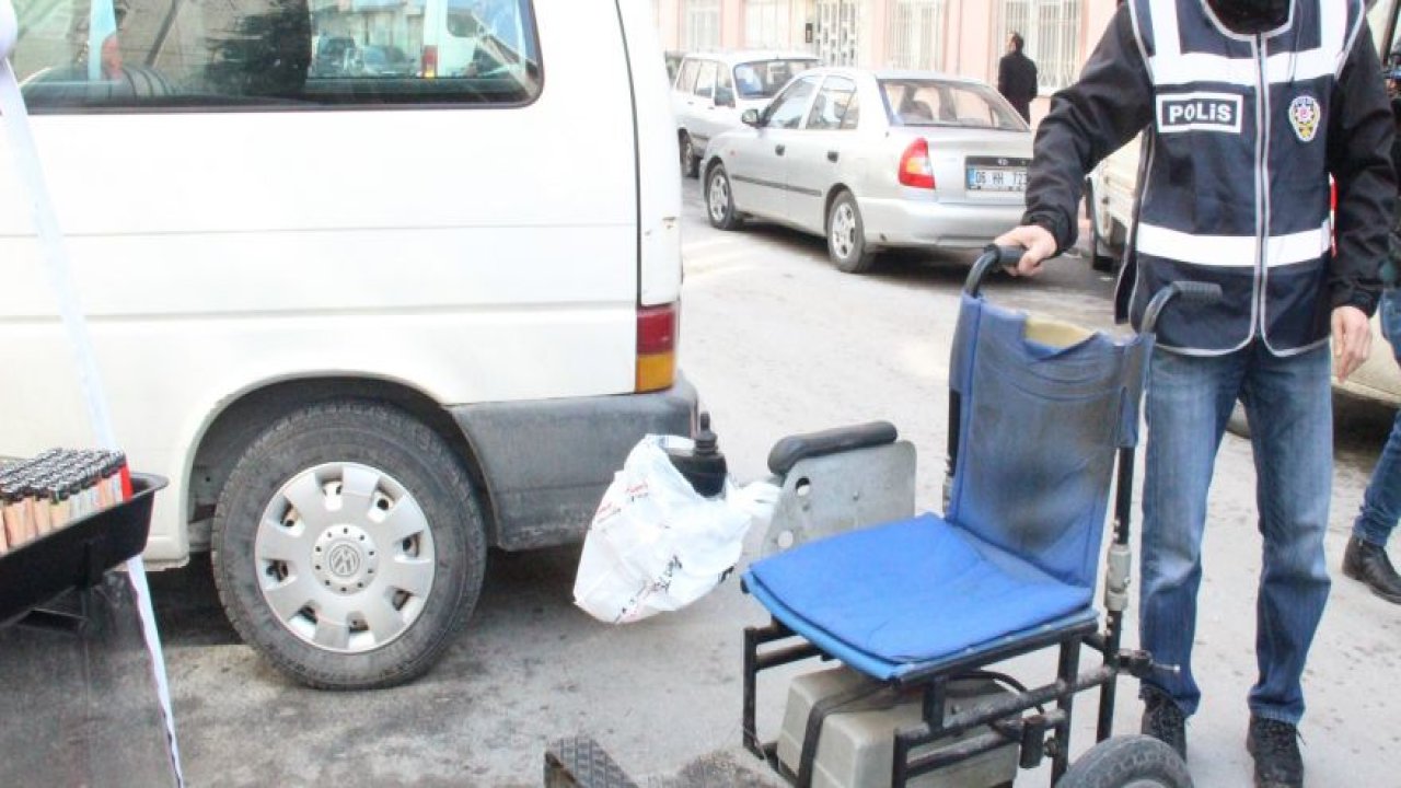 Engellinin çalınan akülü aracı bulunarak teslim edildi