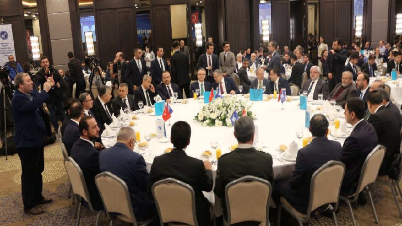 Bakan Ağbal, Konya SMMMO’nun düzenlediği istişare toplantısına katıldı