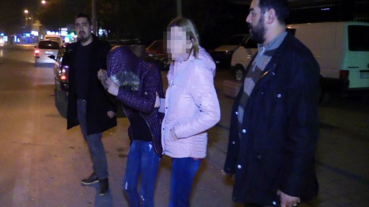 Fuhuş pazarlığı yaparken yakalandılar