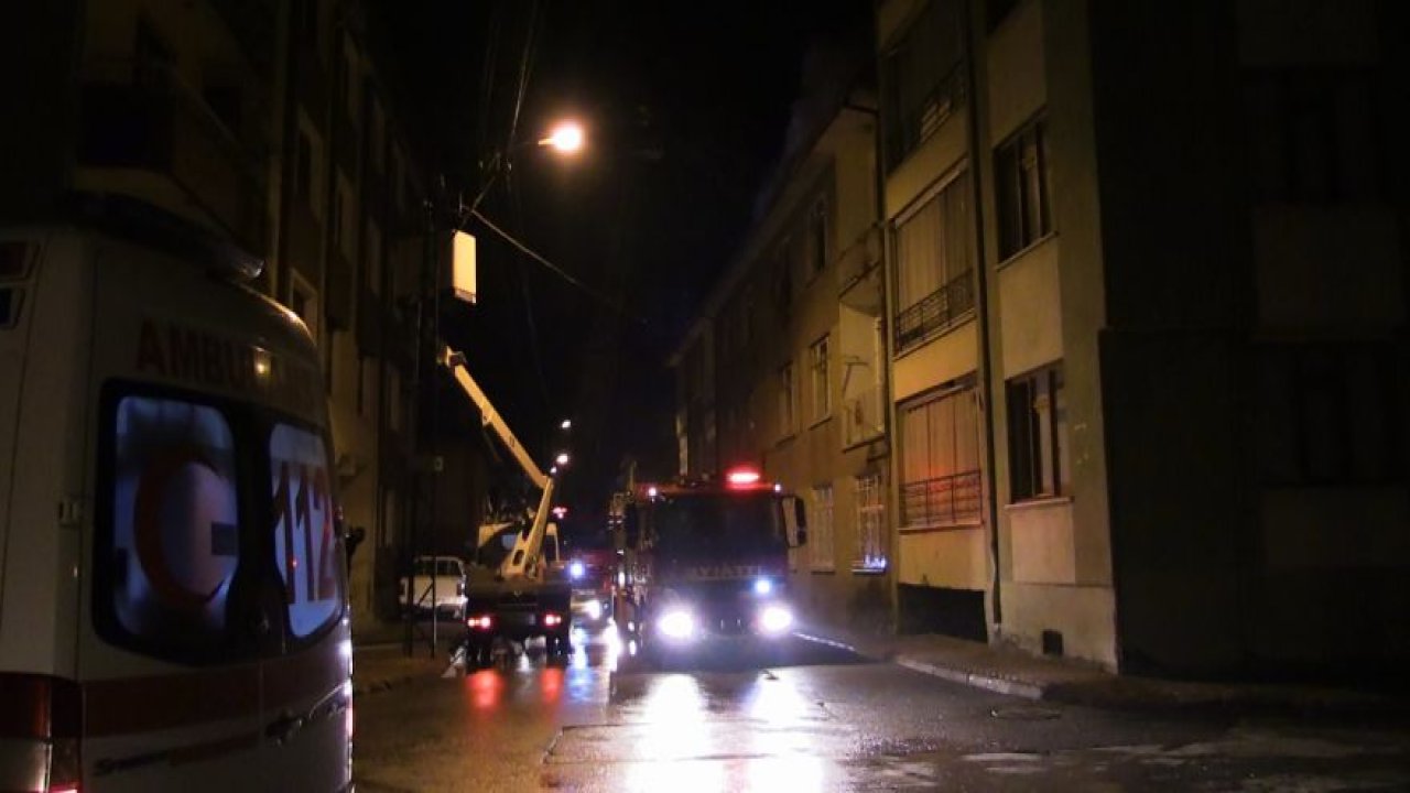 Konya'da çatı yangını