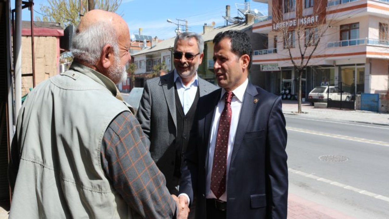 Milletvekili Altunyaldız, esnafla bir araya geldi