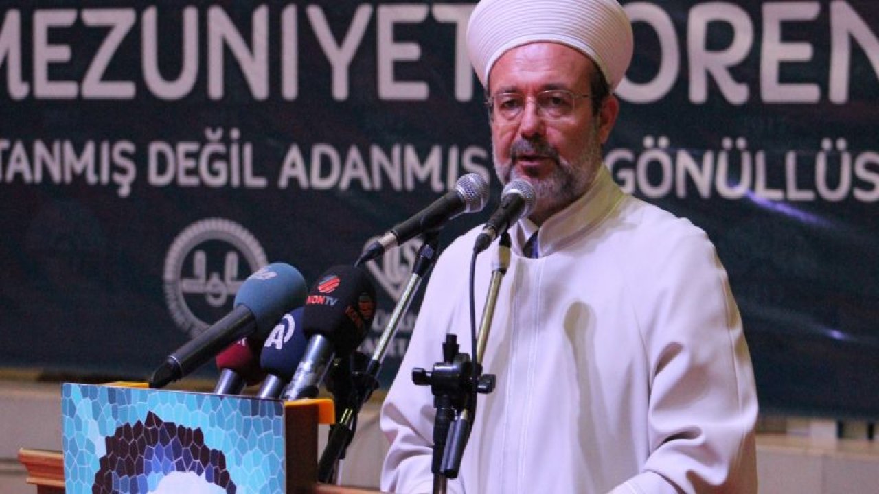 Diyanet İşleri Başkanı Görmez Konya’da