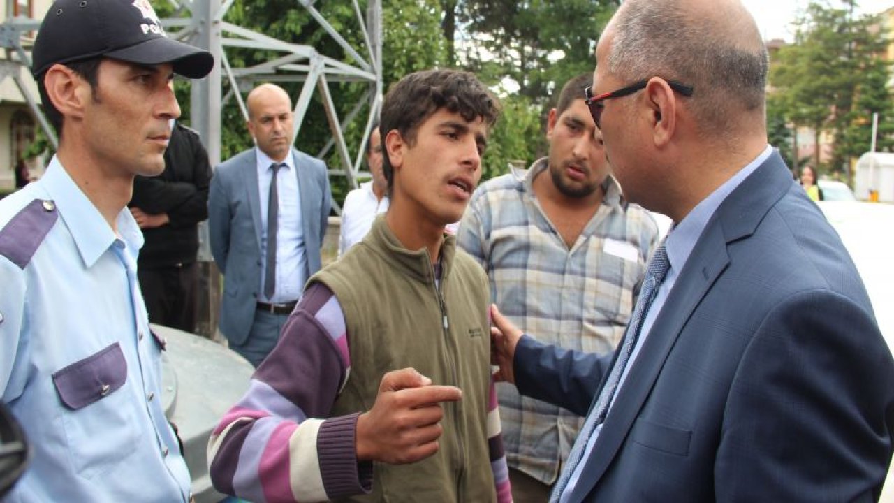 Yüksek gerilim hattında 4 saat süren intihar girişimi