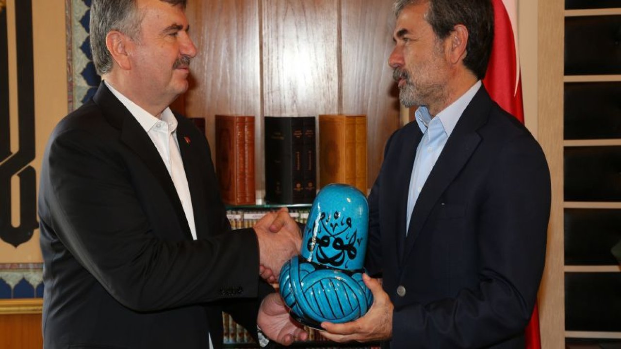 Aykut Kocaman’dan Başkan Akyürek’e veda ziyareti