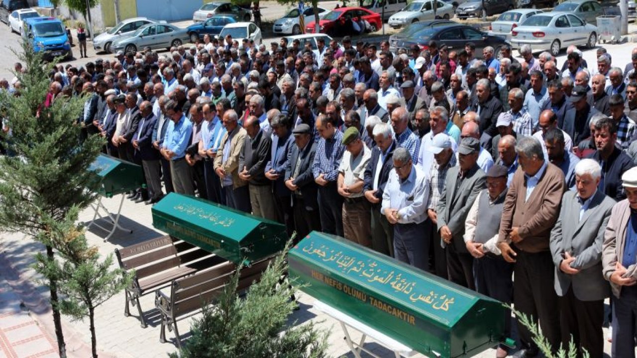 Konya’da öldürülen 5 kişi toprağa verildi