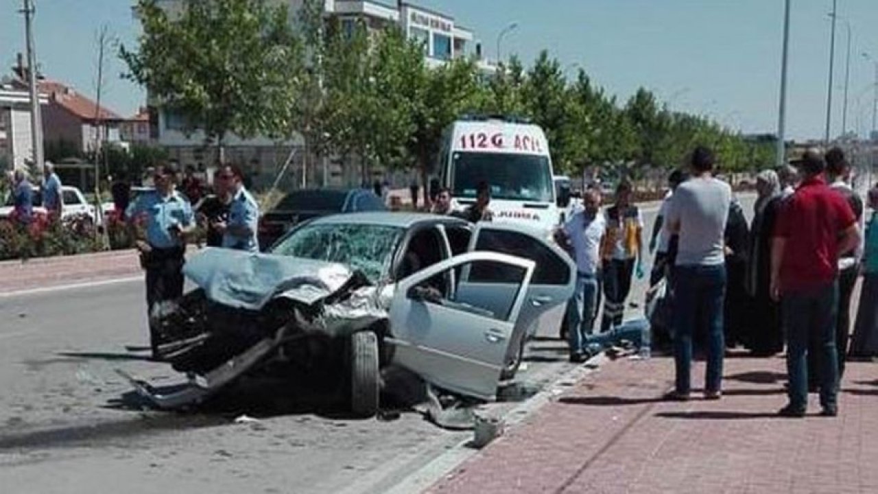 Konya’da iki otomobil çarpıştı: 8 yaralı