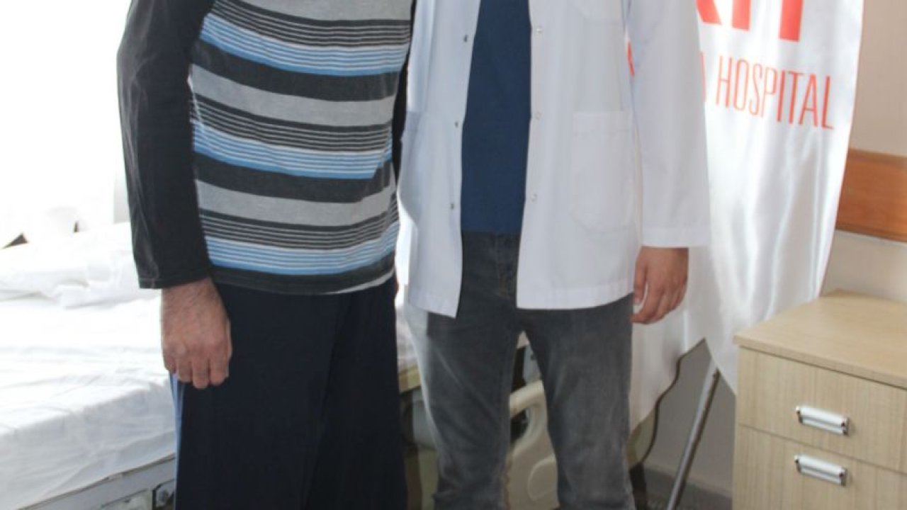 Ayağını makineye kaptırdı, 1 yıllık tedavinin ardından sağlığına kavuştu