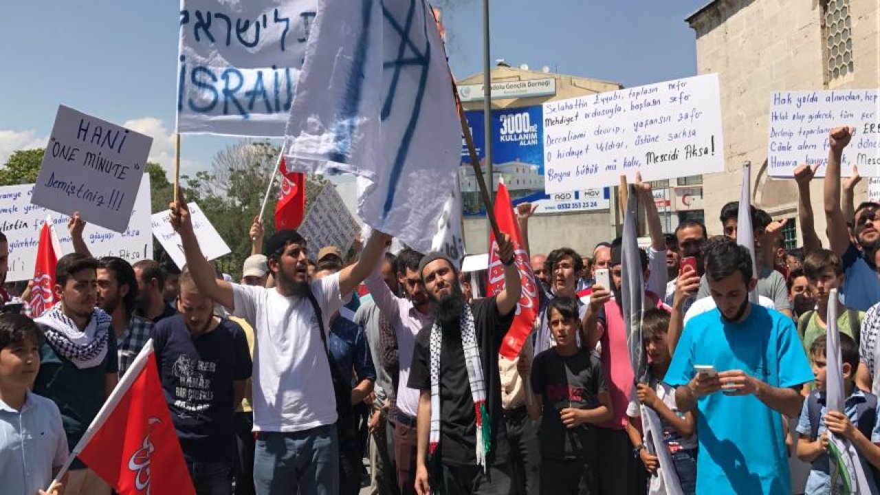 Konya'da STK’lardan Mescid-i Aksa tepkisi