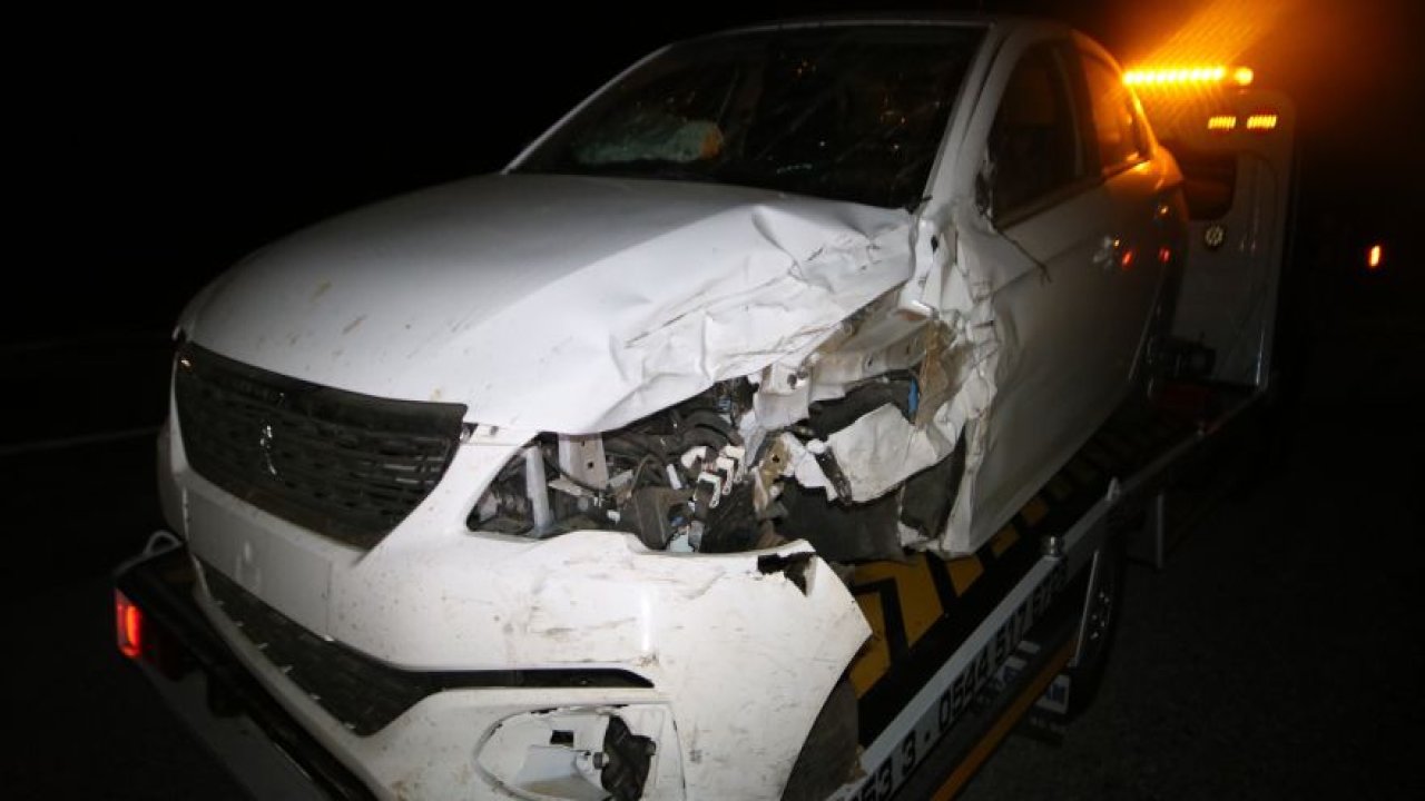 Konya’da iki otomobil çarpıştı: 7 yaralı