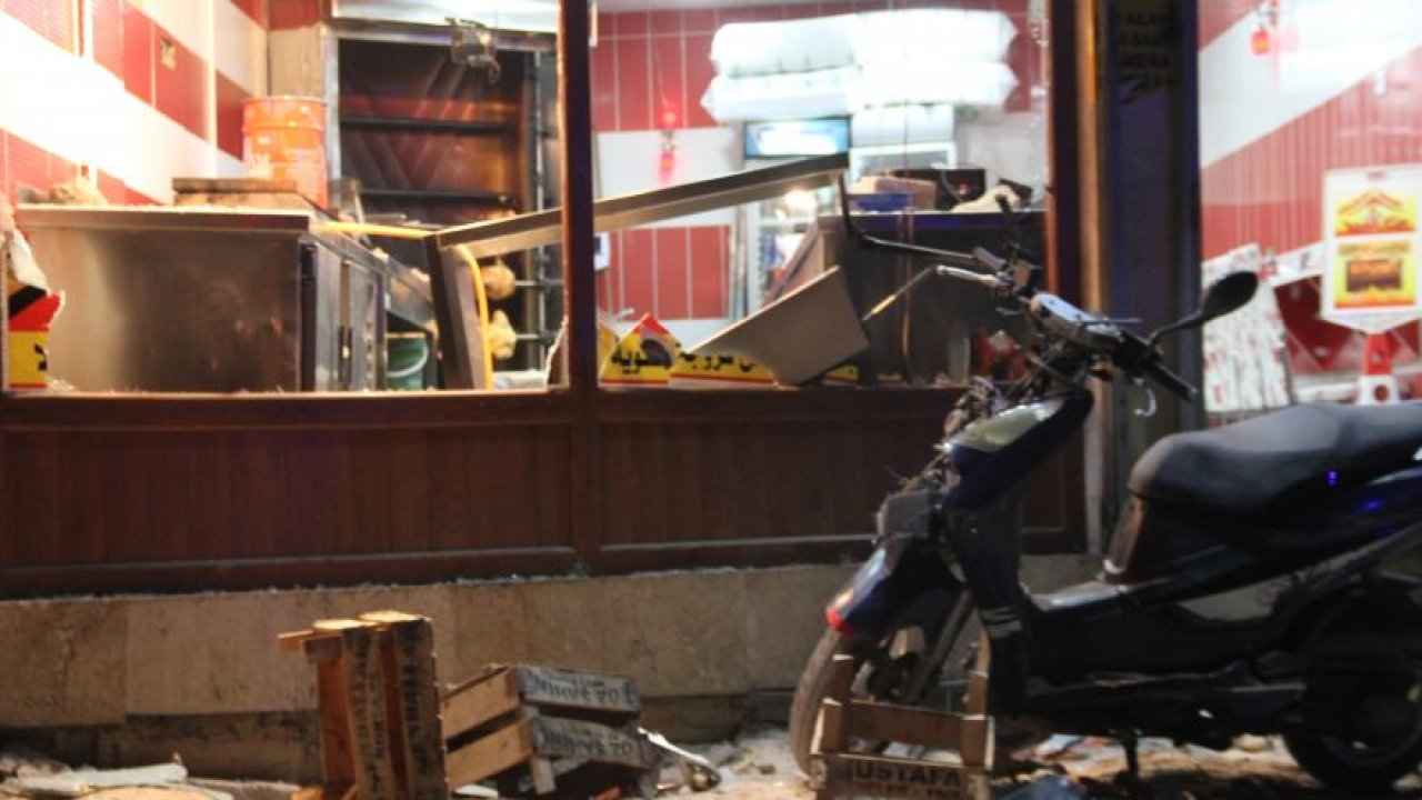 Suriyelilerin iş yerlerine yapılan saldırı güvenlik kamerasında