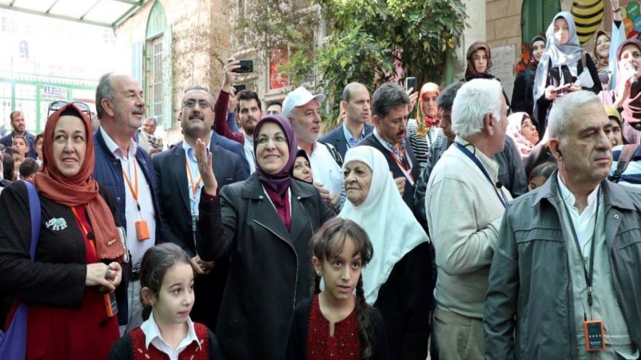 Filistinli miniklerin Erdoğan sevgisi