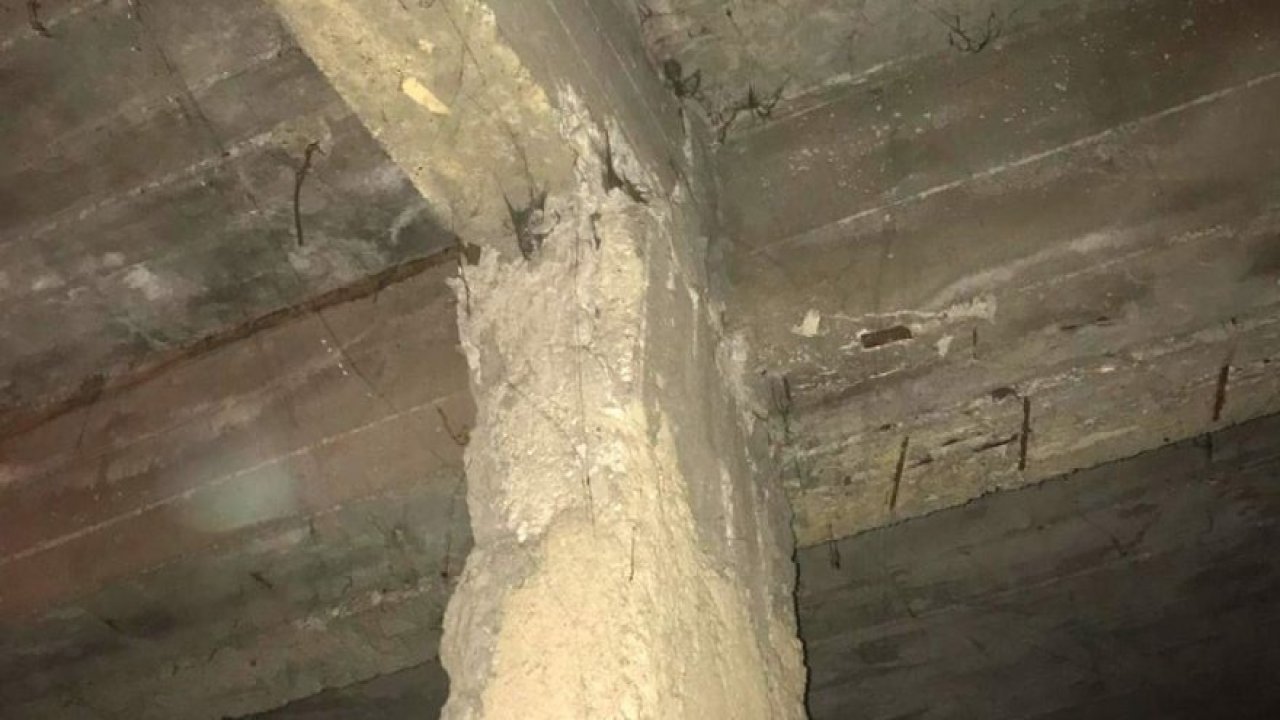 Çökme tehlikesi bulunan bina tahliye edildi