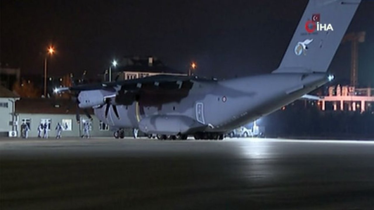 Çin'den Türk Vatandaşları Tahliye Eden Koca Yusuf Uçak Ankara'ya İndi