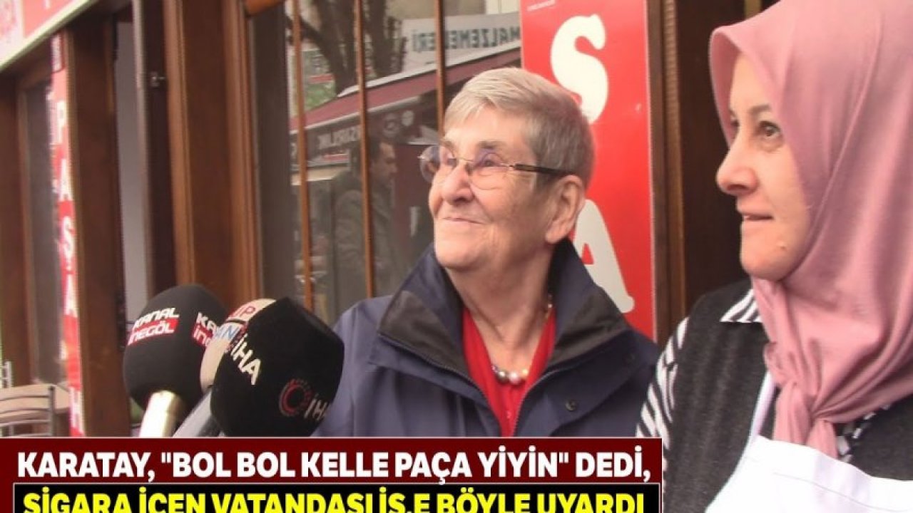 Prof. Dr. Canan Karatay: "Bol Bol Kelle Paça Yiyin"