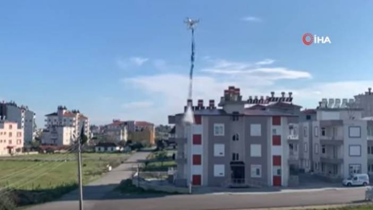 Evden Çıkamadı, Alışveriş İçin Evden Markete Drone Yolladı