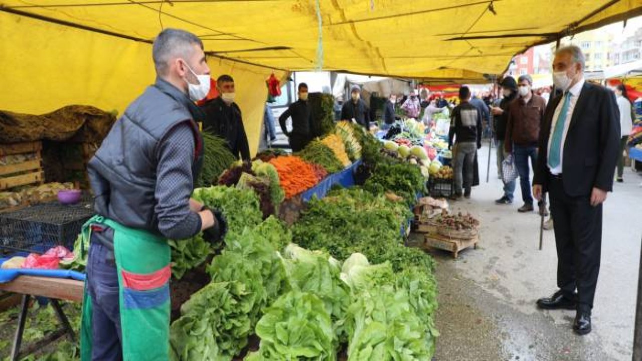 Vali Toprak Kovid-19 tedbirlerini denetledi