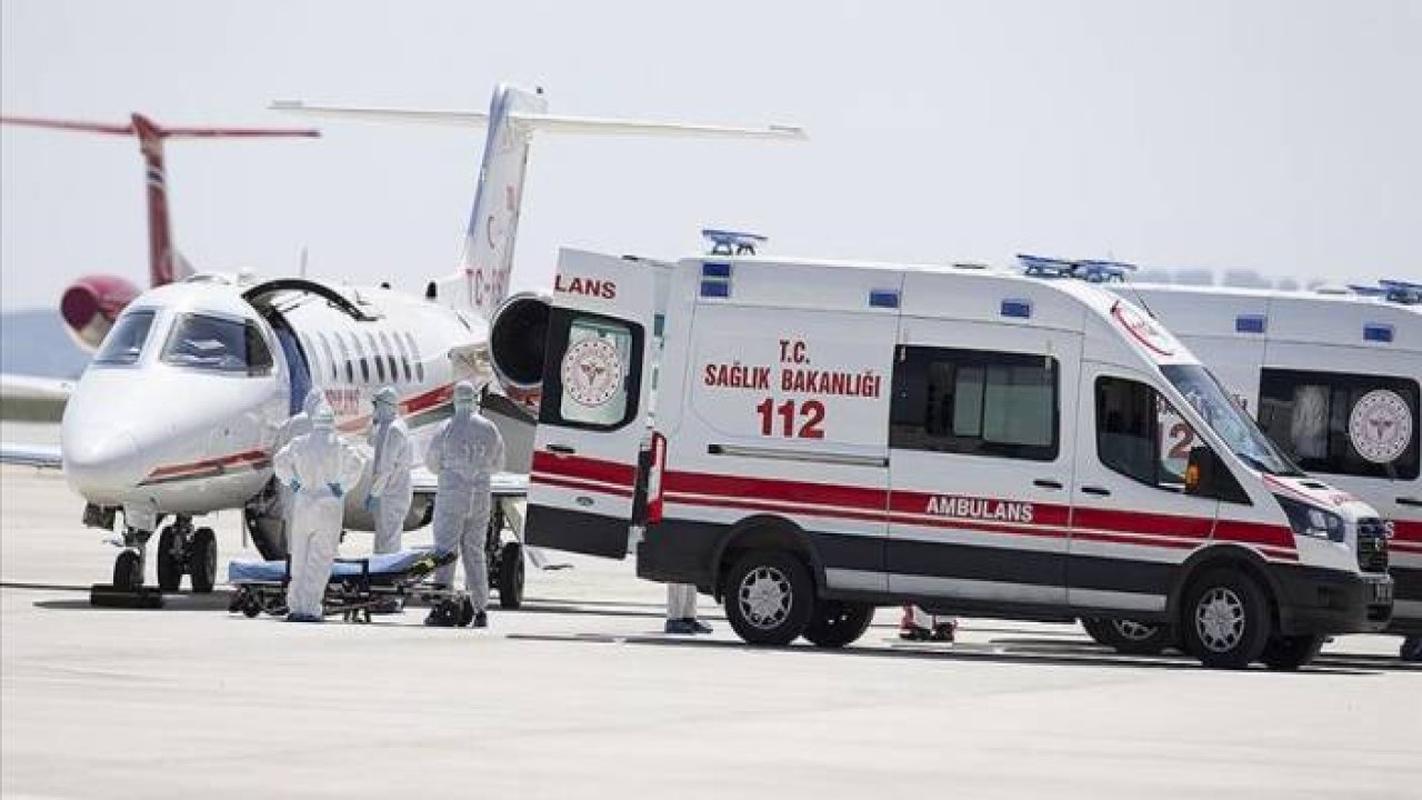 İsveç'teki Türk hasta ambulans uçakla Türkiye'ye getirildi