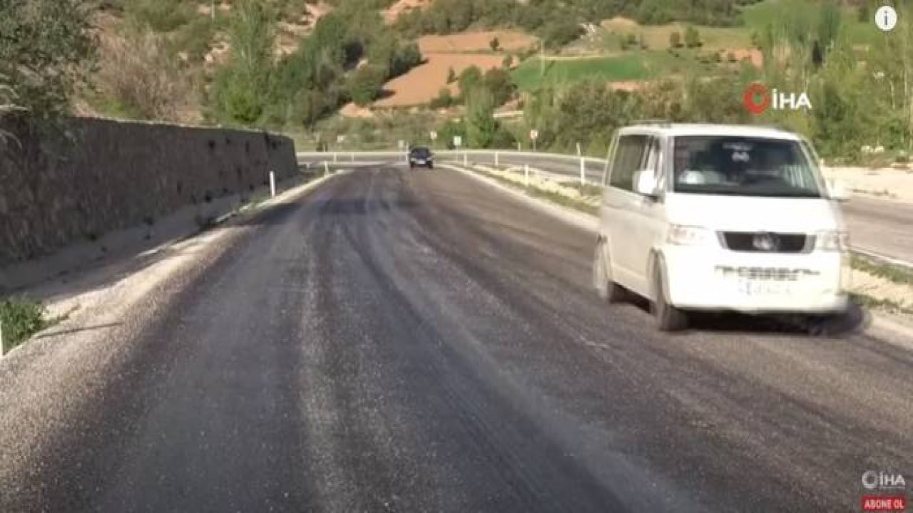 Termometreler 30 Dereceyi Gösterdi! Sıcaklıktan Asfalt Eridi