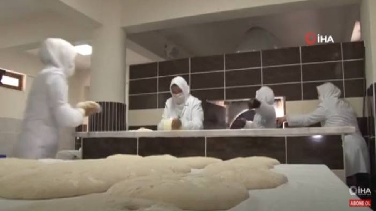 Ev Hanımlarının Pişirdiği Ekşi Mayalı Doğal Köy Ekmeğine Yoğun İlgi