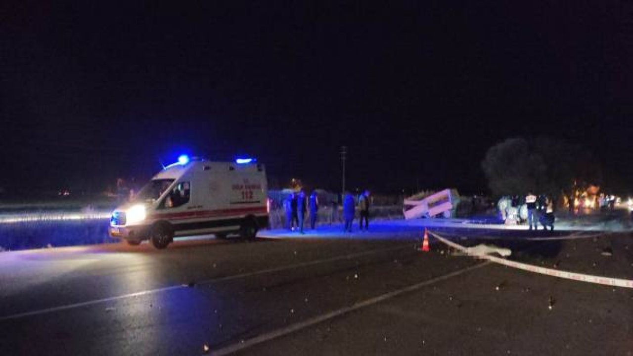 Kamyon traktöre, başka kamyon da sürücüsüne çarptı: 1 ölü, 2 yaralı