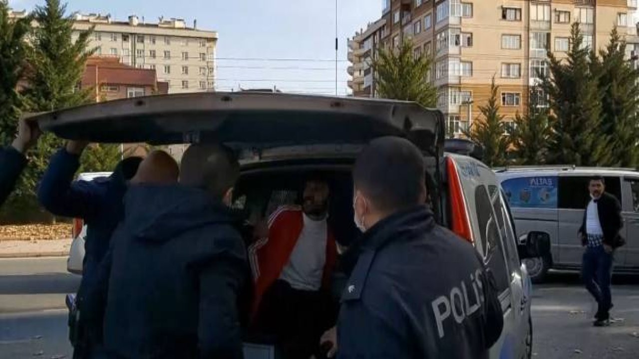 Ateş ederek kaçtı, kovalamacayla polise yakalandı