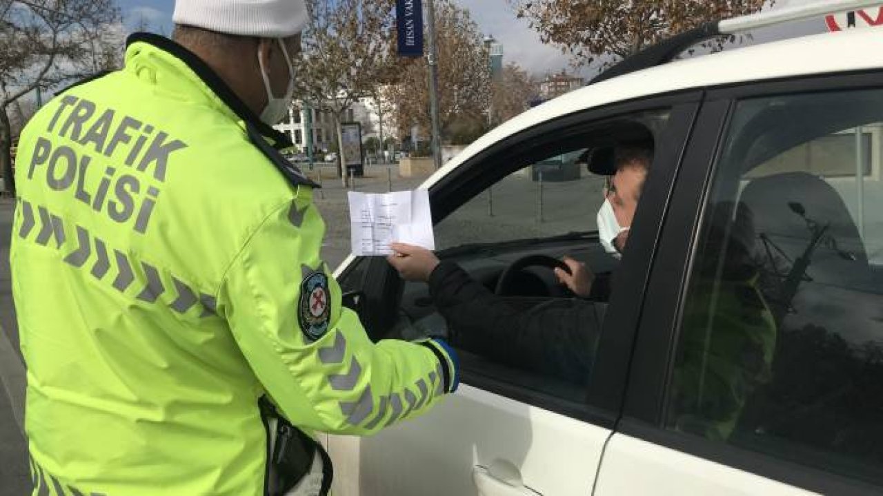 Konya polisinden kısıtlama denetimi