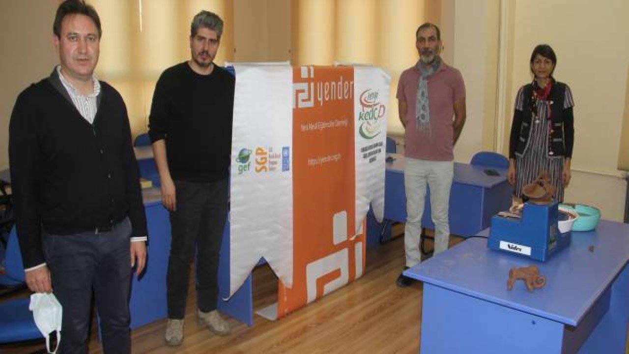 Özel çocuklara uzaktan online eğitimle çömlek sanatı eğitimi