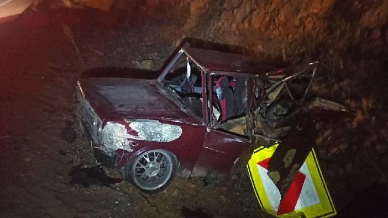 Konya’da tır otomobile çarptı: 2 yaralı