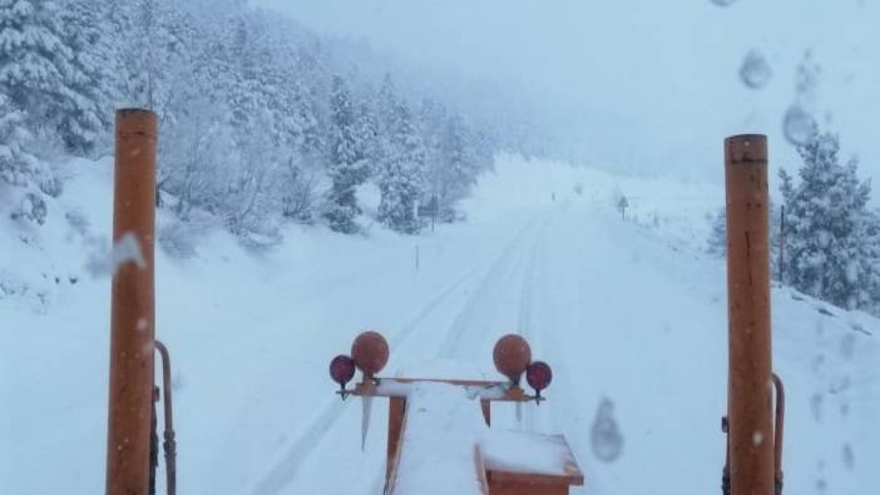 Bozkır- Antalya yolu trafiğe açıldı