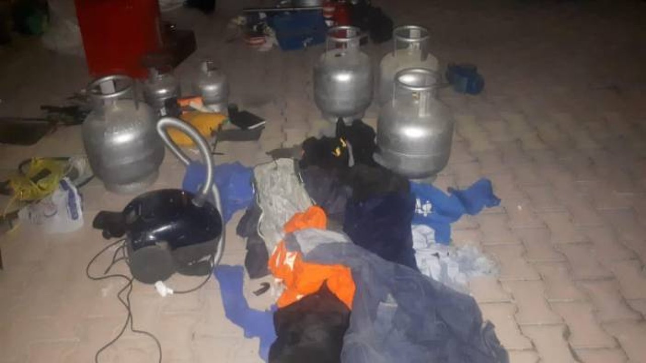 Hırsızlık şüphelileri 150 farklı malzemeyle yakalandı