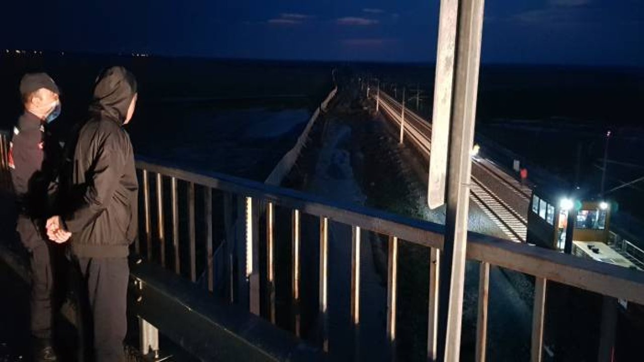 Sel sularının zarar verdiği YHT Hattında olası faciadan dönüldü