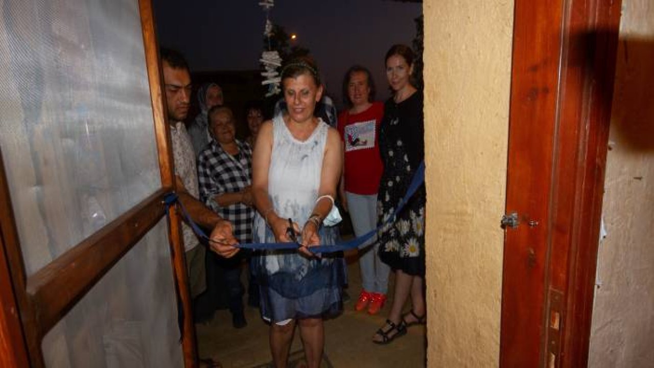 Sanatçıların köyünde sanat evi ve sergisi açıldı
