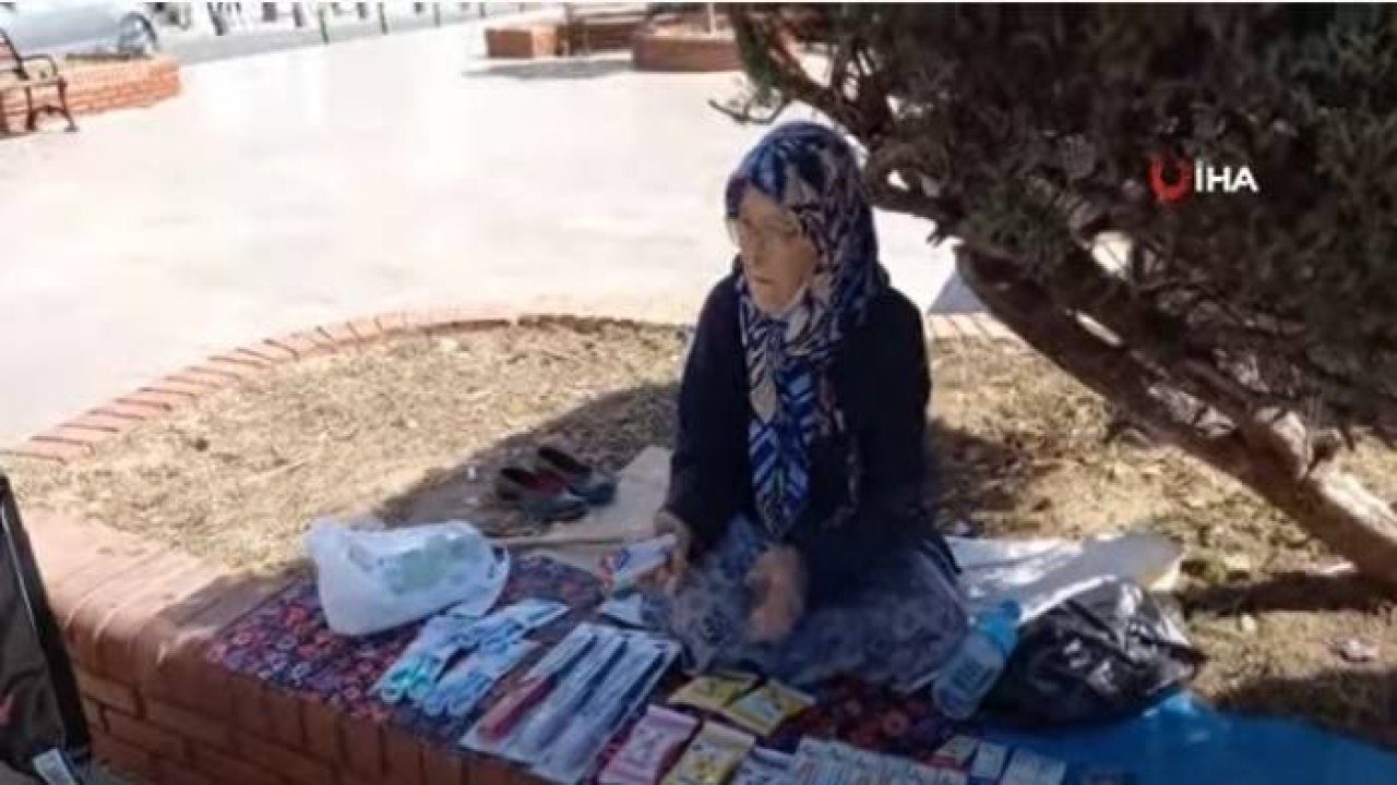 82 Yaşındaki Naciye Nine Çalışmadan Duramıyor