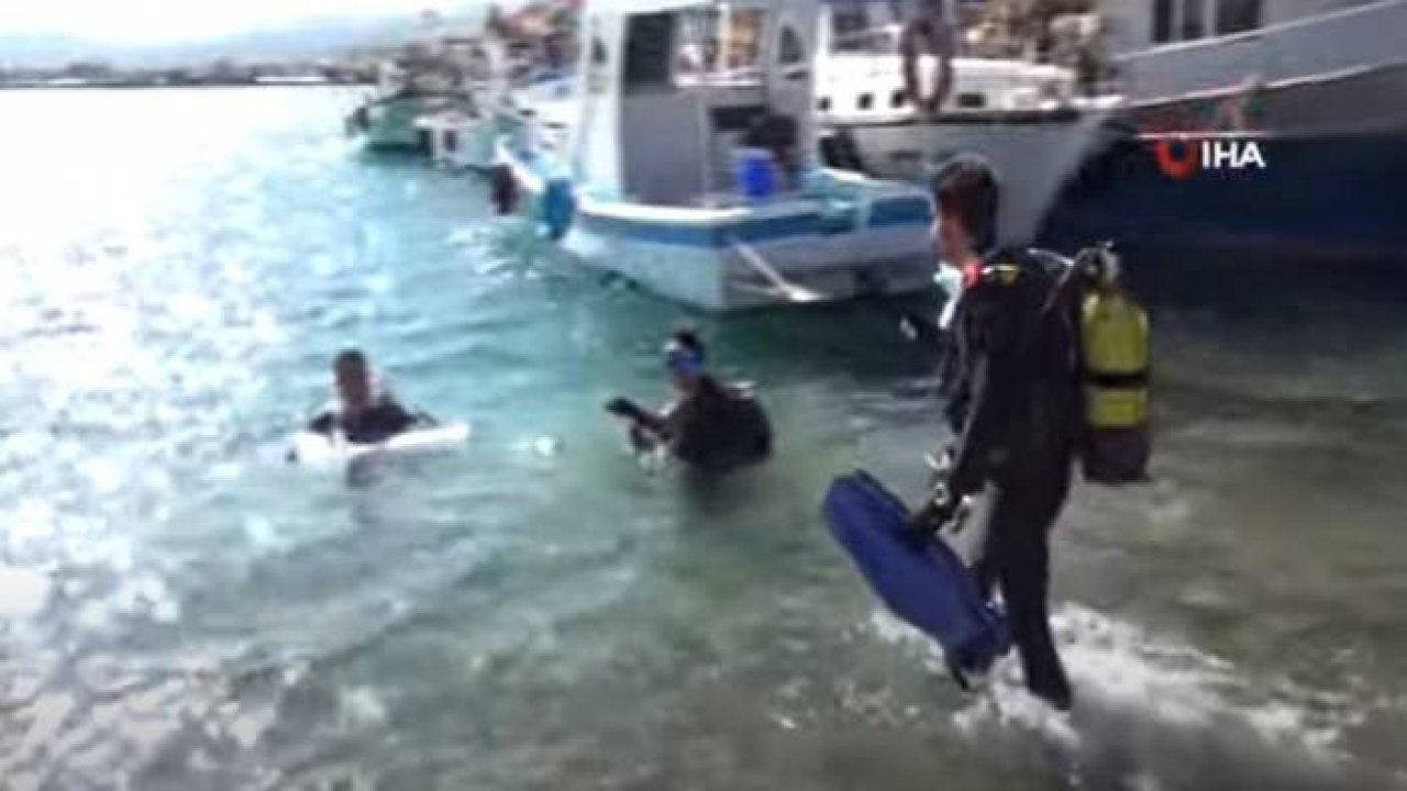 Denizden Çıkarılan Çöpler Parkta Sergilendi