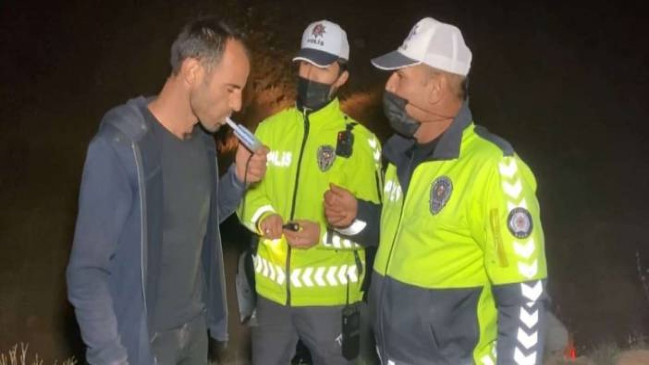 Kendi Alkol Testini Kendi Yaptı, “Alkollüyüm O Zaman” Dedi