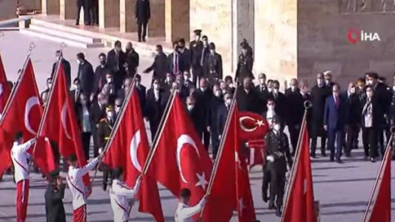 Cumhuriyet 98 Yaşında! Devlet Erkanı, Cumhurbaşkanı Erdoğan Başkanlığında Anıtkabir'de
