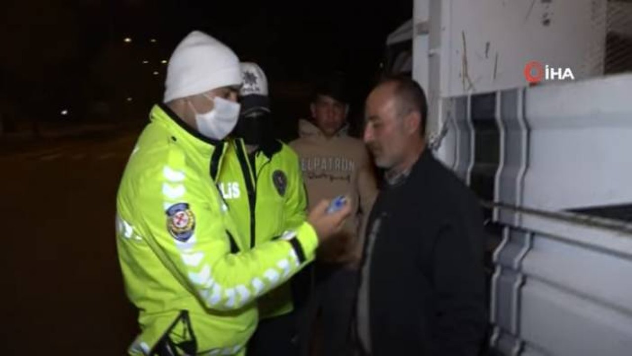 Alkollü Araç Kullanırken Yakalandı, Suçu Müşteriye Attı