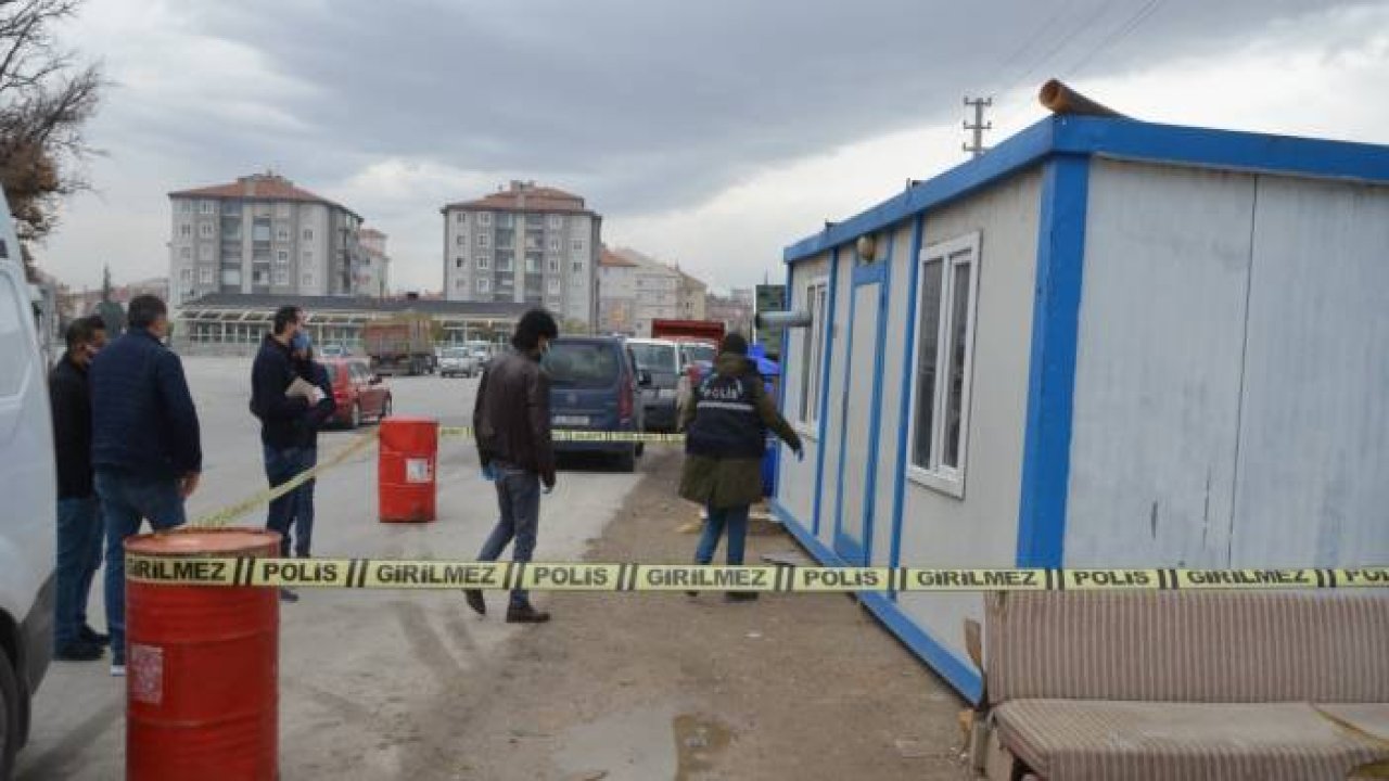 Konya'da bir kişi konteynerde ölü bulundu