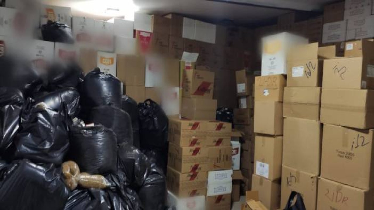 Konya'da kaçak sigara operasyonu: 9 gözaltı