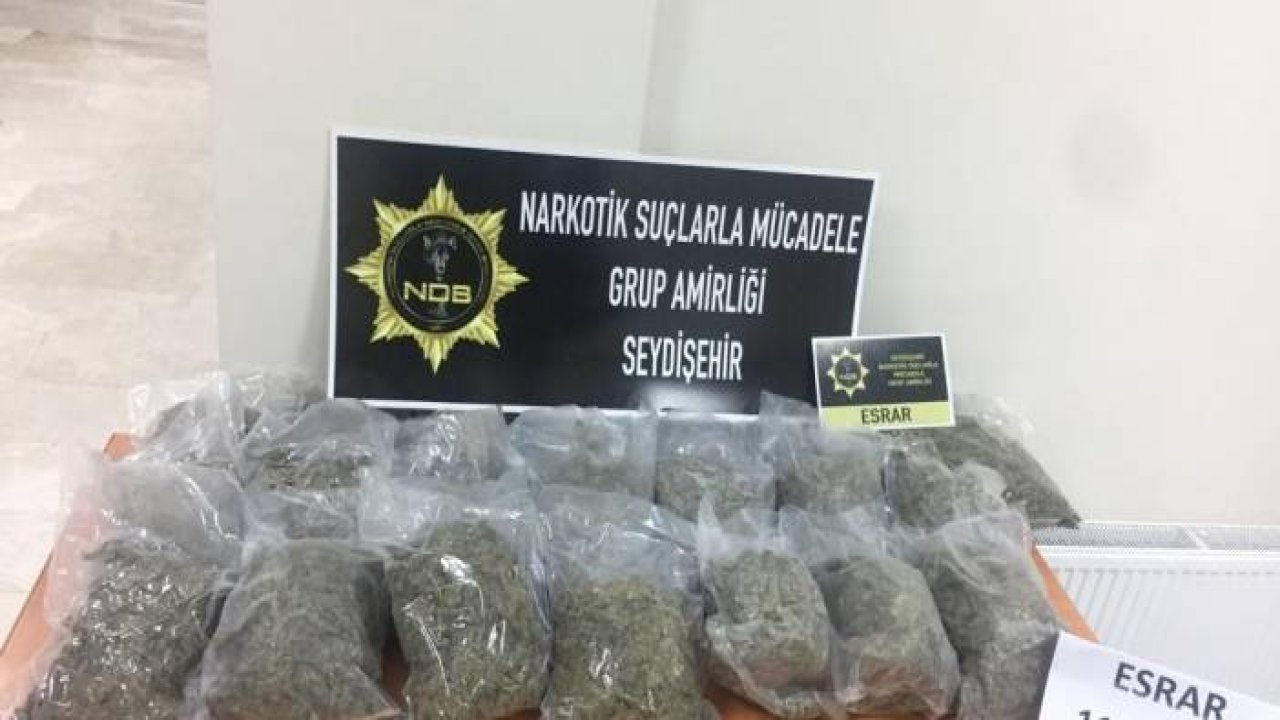 Konya’da uyuşturucu operasyonu